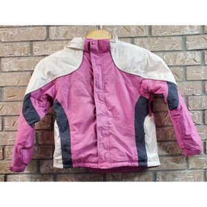 L.L.‎ Bean Snow Ski Jacket Kids Size XL 18 Thinsulate Pink Winter Warm Snowboard